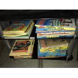 A quantity of children's annuals including Beano, Eagle etc.