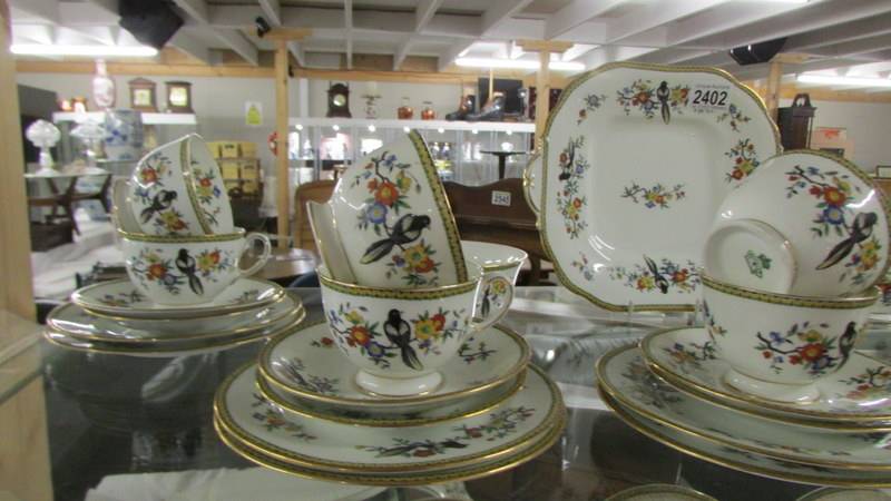 39 pieces of Aynsley bird decorated tea ware. (collect only). - Image 4 of 4