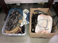 A large lot of handbags (2 boxes)