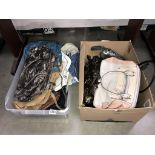 A large lot of handbags (2 boxes)