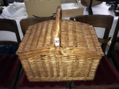 A large picnic basket