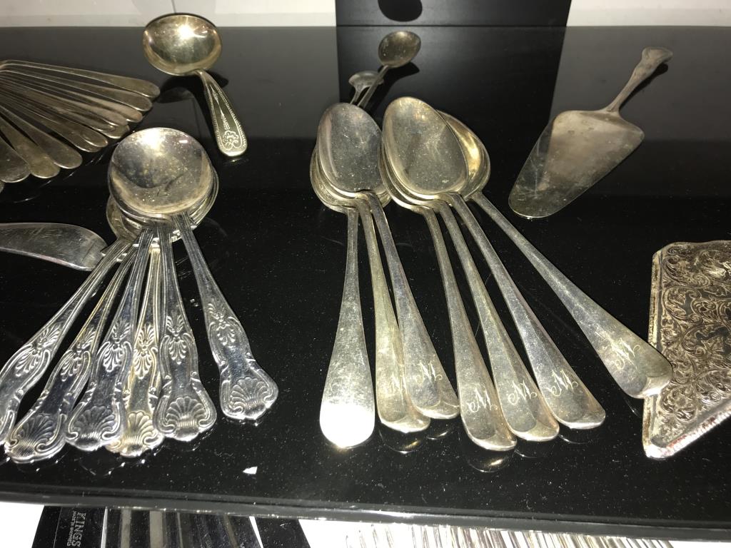 A large quantity of Kings pattern and other cutlery - Image 6 of 7