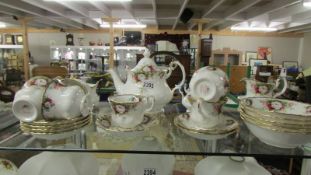 24 pieces of Royal Albert Celebration tea ware. (collect only).