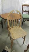 An Ercol kitchen chair. (Collect only).