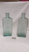 Two rare bottles 'The Liverpool Cancer and Skin Hospital.
