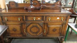 A good oak sideboard. (Collect only).