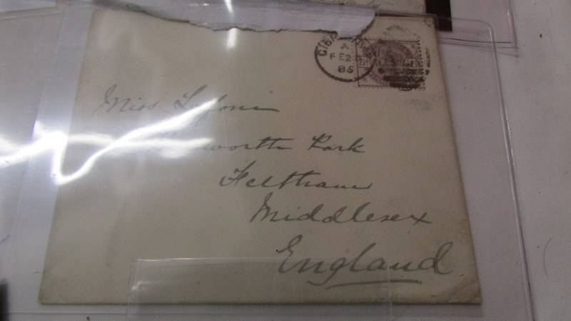 A quantity of Victorian penny red stamps, some on envelopes. - Image 5 of 7