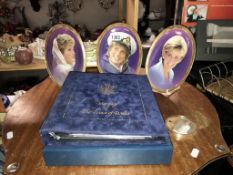 Princess Diana memorabilia including album of FDC stamps,