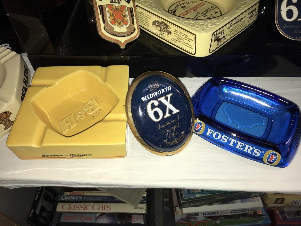 A large lot of breweriana pub ashtrays, - Image 10 of 12