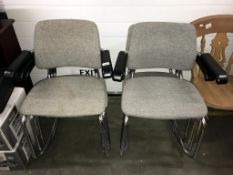 A set of 6 designer chairs