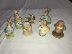 7 Beswick Beatrix Potter figures