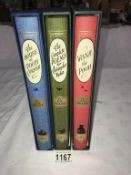 3 folio books of Winnie The Pooh