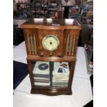 A vintage style Steepletone Glastonbury radio cd player includes some cd's