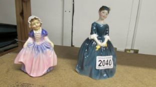 Two Royal Doulton figures - Cherie and Dinky Doo.