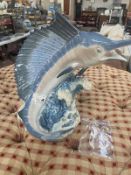 A Lladro Marlin (dorsal fin has a break but piece available for repair)