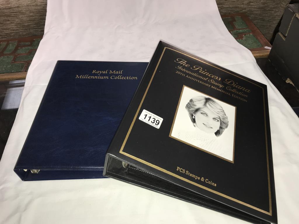 The Princess Diana international stamp collection 20th anniversary memorial edition and an album