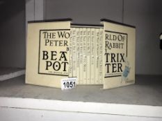 A boxed set of 'The world of Peter Rabbit' books by Beatrix Potter