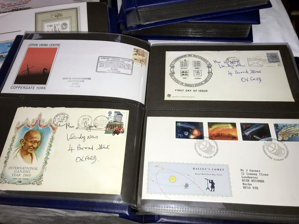 4 albums of FDC's first day covers including some rarer examples - Image 2 of 10