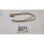 A 9ct gold neck chain, 47 cm. 13.3 grams.