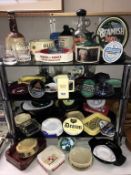 A large lot of breweriana pub ashtrays,