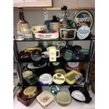 A large lot of breweriana pub ashtrays,