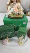 Three boxed Beswick figures - Peter Rabbit picking apples,