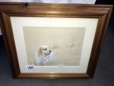 A limited edition print of a Clumber Spaniel, No.