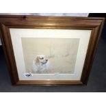 A limited edition print of a Clumber Spaniel, No.