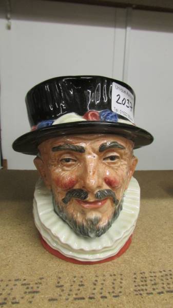 Two large Royal Doulton character jugs - Beefeater and Guardsman. - Image 3 of 3