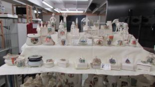 Forty pieces of assorted crested china, various crests,