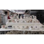 Forty pieces of assorted crested china, various crests,