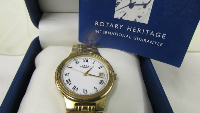 A boxed Rotary wrist watch. - Image 2 of 2