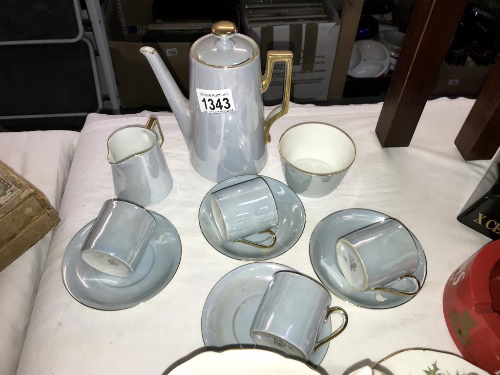 A Duchess Highland beauty tea set and Victorian china Czech coffee set - Image 2 of 5