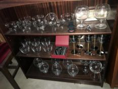 A selection of drinking glasses and dessert bowls etc