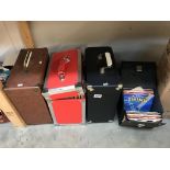 5 cases of vinyl records