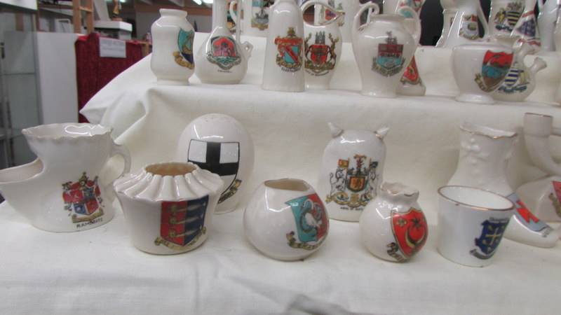 Fifty pieces of assorted crested china, various crests, - Image 3 of 5