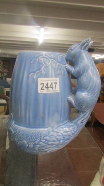 A blue Sylvac squirrel jug and a green Sylvac rabbit jug. - Image 2 of 3