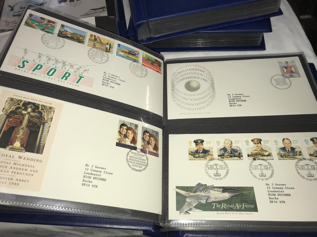 4 albums of FDC's first day covers including some rarer examples - Image 3 of 10