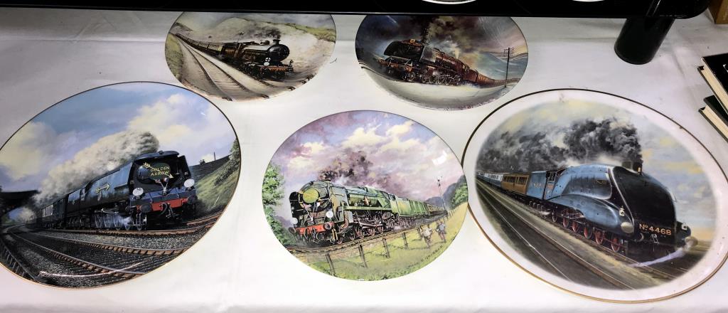 A quantity of train collectors plates by Wedgwood, - Image 4 of 5