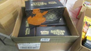 Pokemon Cards - Approx 2000 Shining Fates Pokemon TCG cards contained in four boxes, including V,