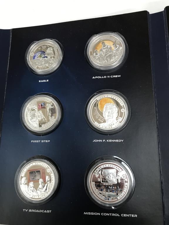 A collection of 12 Half Dollar coins of the 50th anniversary of The Moon landing - Image 2 of 5