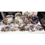 A good lot of Christmas collectors plates, some boxed,
