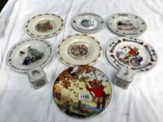 A quantity of collectors plates featuring Rupert, Paddington,