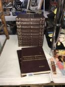 12 volumes of children's vintage Britannica encyclopedias