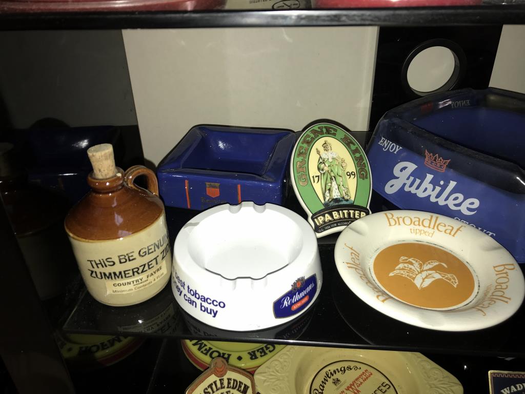 A large lot of breweriana pub ashtrays, - Image 5 of 12