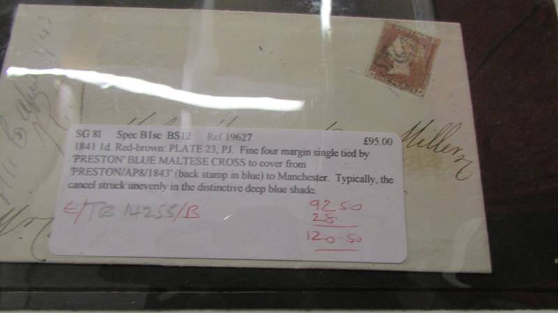 A quantity of Victorian penny red stamps, some on envelopes. - Image 6 of 7