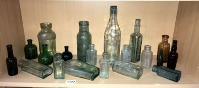 A good lot of vintage bottles