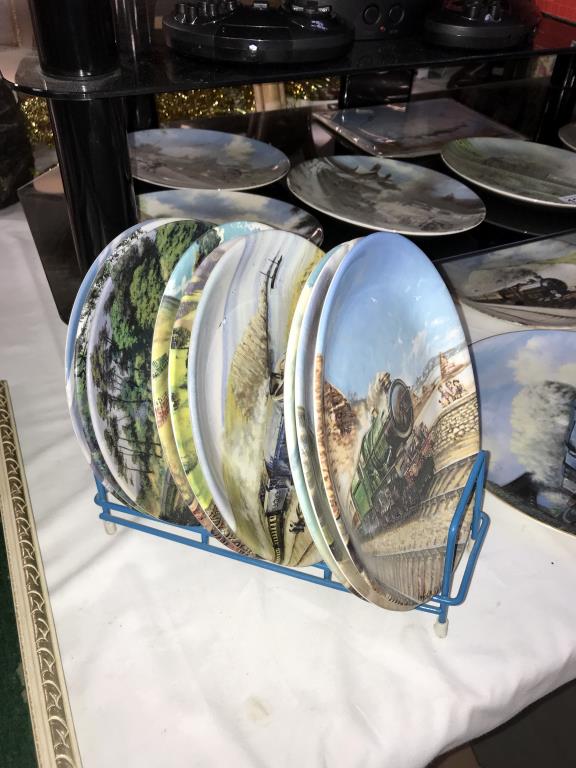 A quantity of train collectors plates by Wedgwood, - Image 5 of 5