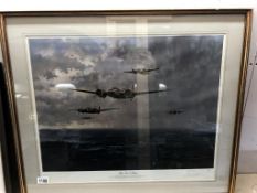 A limited edition 289/1089 'The first blow' for 50th anniversary of first RAF bombing raid of WW2