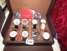 8 as new watches including 6 Constantine Weisz gent's wrist watches, 1 AATOS & 1 other